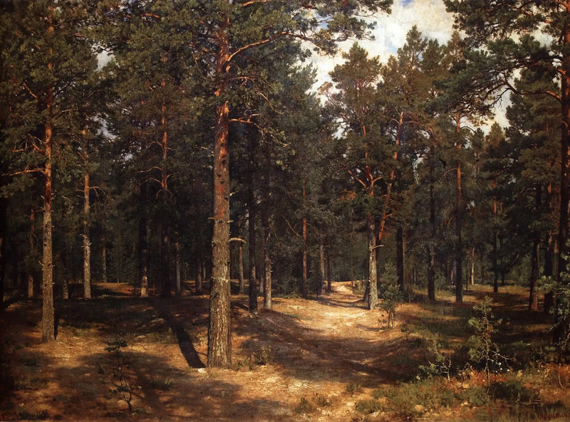 Ścieżka wśród sosen - Ivan Chichkine