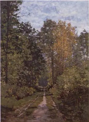 Ścieżka w lesie - Claude Monet