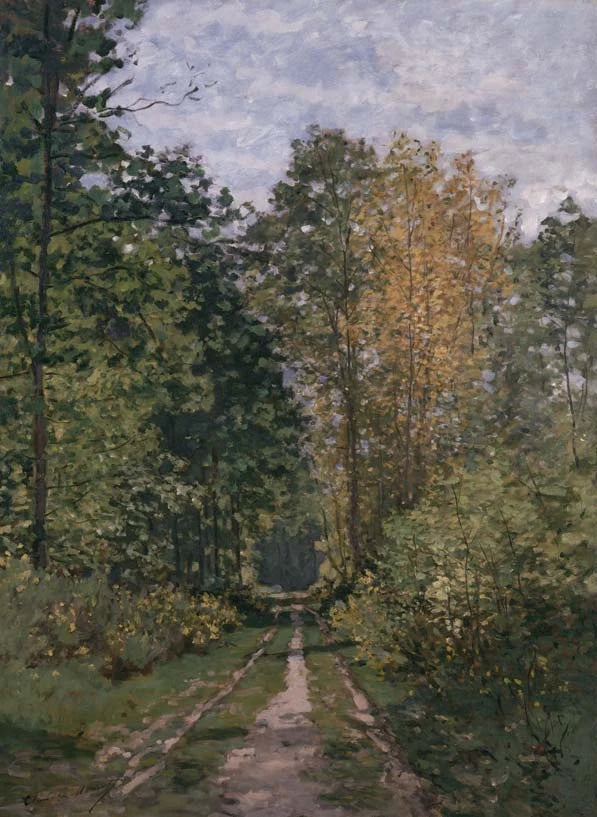 Ścieżka w lesie - Claude Monet