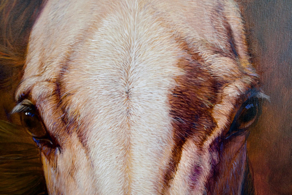 Cheval | 100 x 130 cm Reproductions de tableaux à la peinture à l’huile