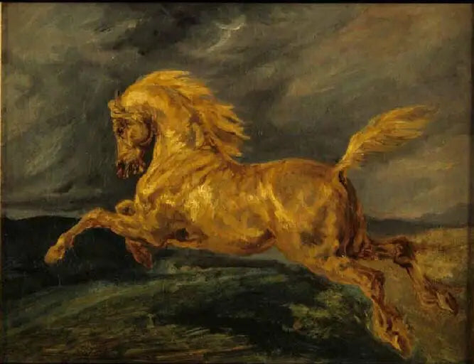 Koń w galopie - Théodore Géricault
