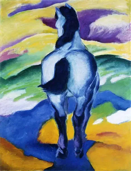 Niebieski Koń II - Franz Marc