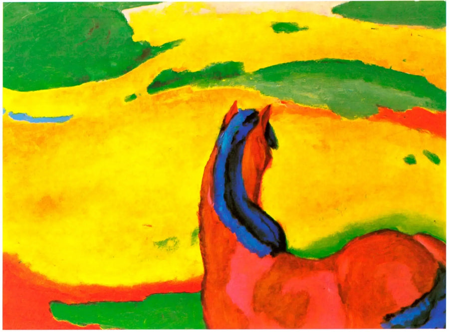 Koń w krajobrazie - Franz Marc