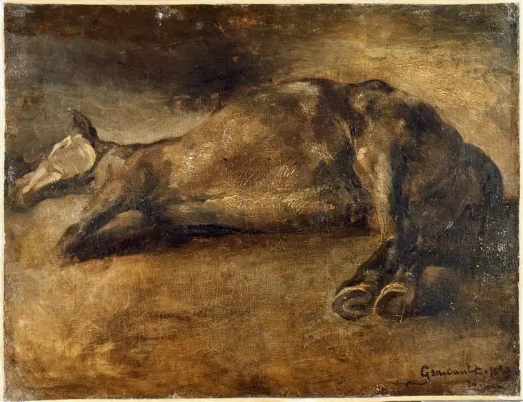 Martwy koń - Théodore Géricault