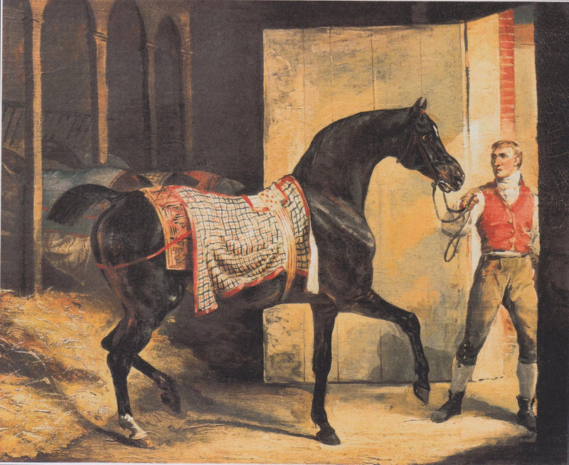 Koń wychodzący ze stajni - Théodore Géricault
