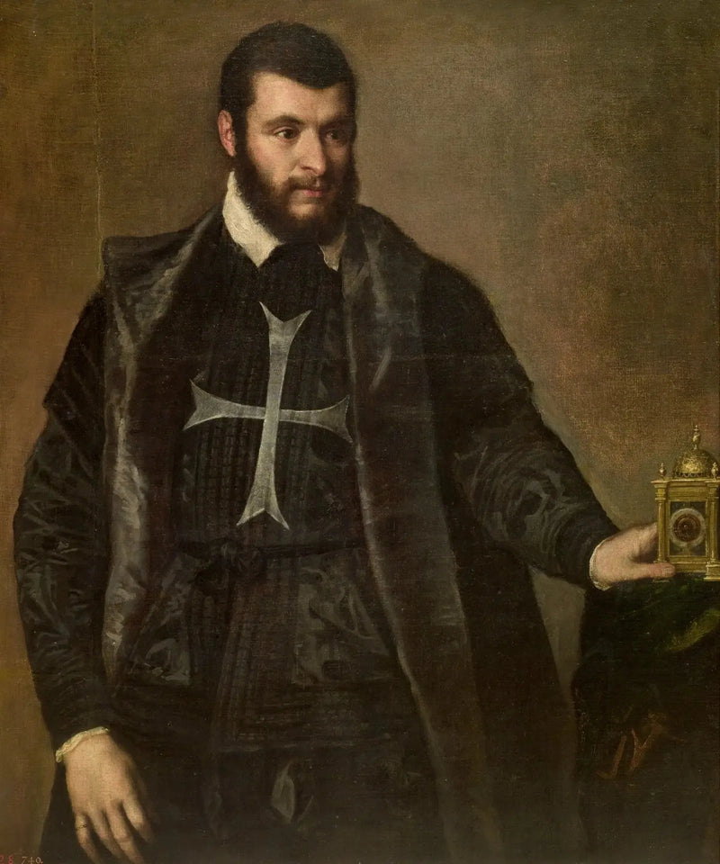 Rycerz z zegarem - Titian