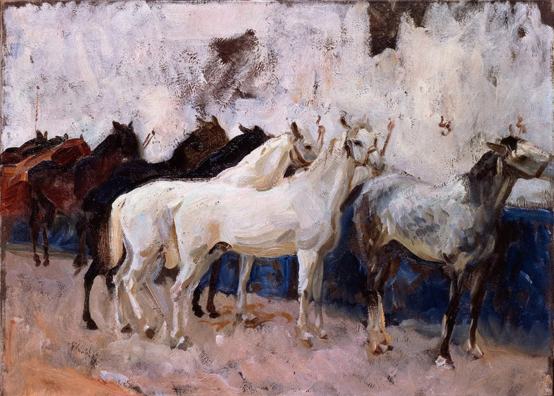 Konie w Palmie - John Singer Sargent