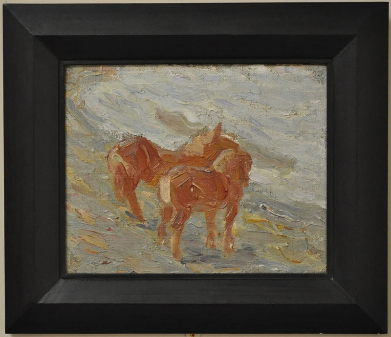 Konie nad morzem - Franz Marc