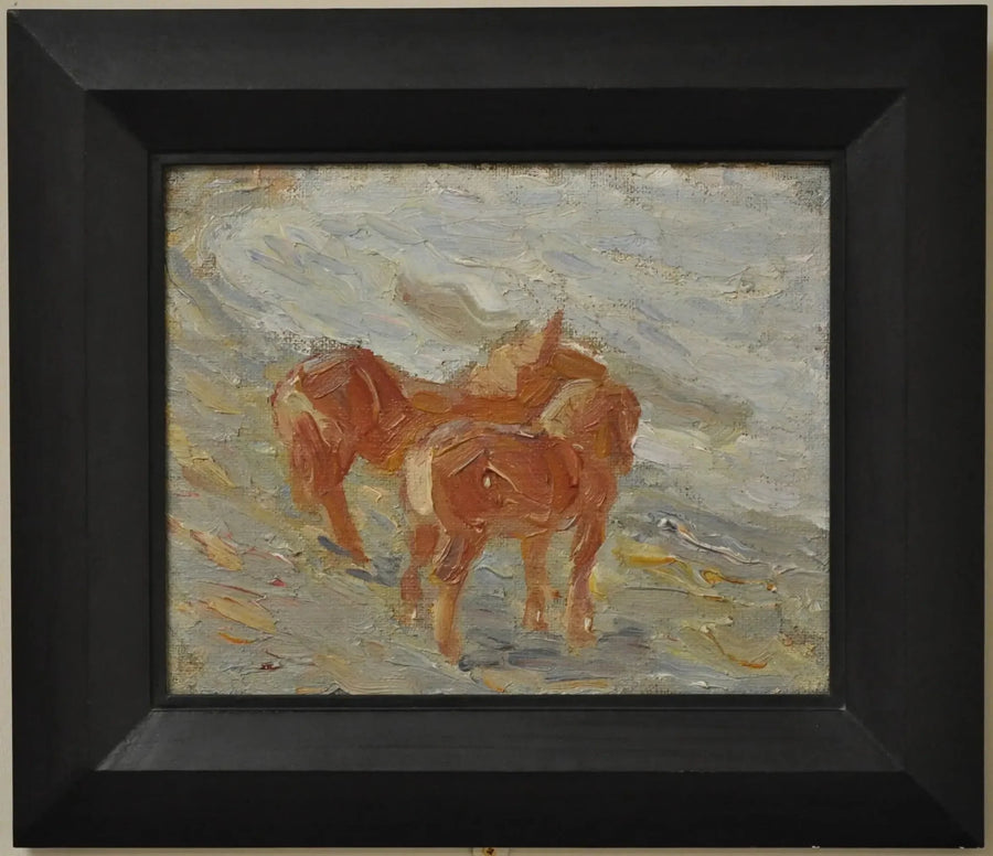 Konie nad morzem - Franz Marc