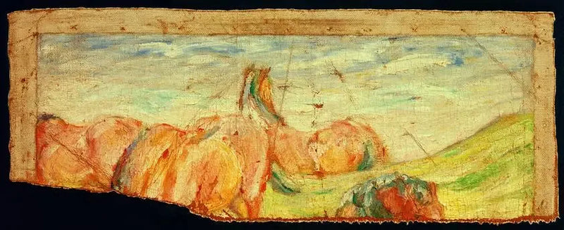 Konie na pastwisku II - Franz Marc