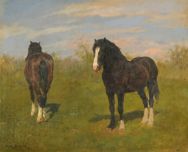 Konie na pastwisku - Rosa Bonheur