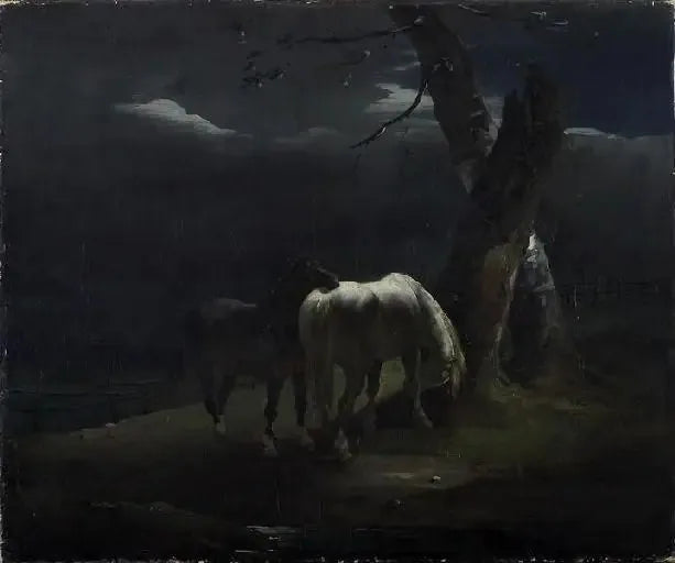 Konie na pastwisku - Théodore Géricault