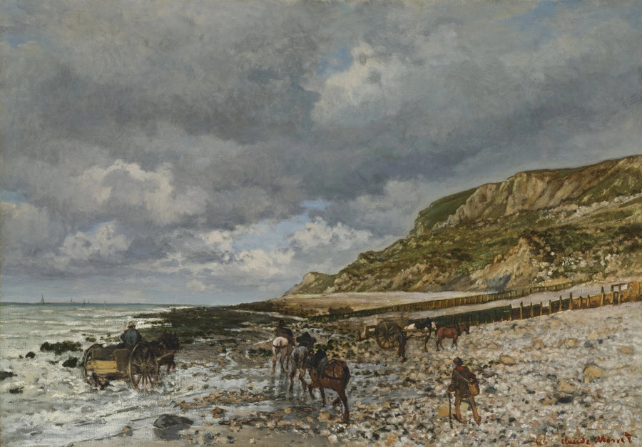 Konie na czubku Heve W40 - Claude Monet
