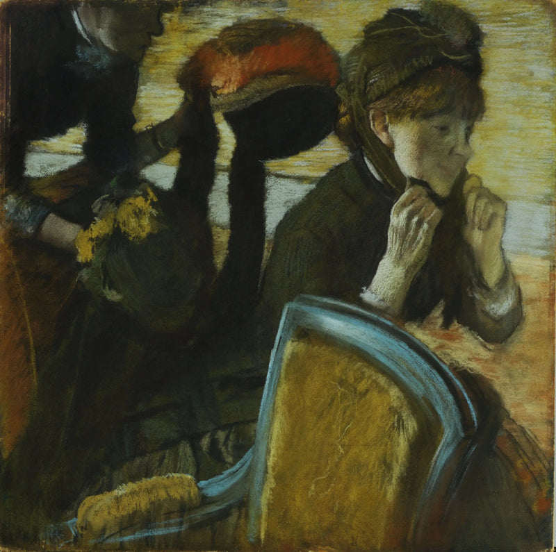 U modystki - Edgar Degas