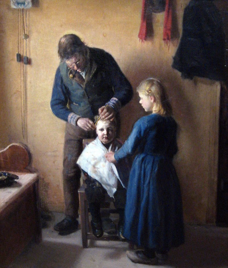 U fryzjera - Anna Ancher
