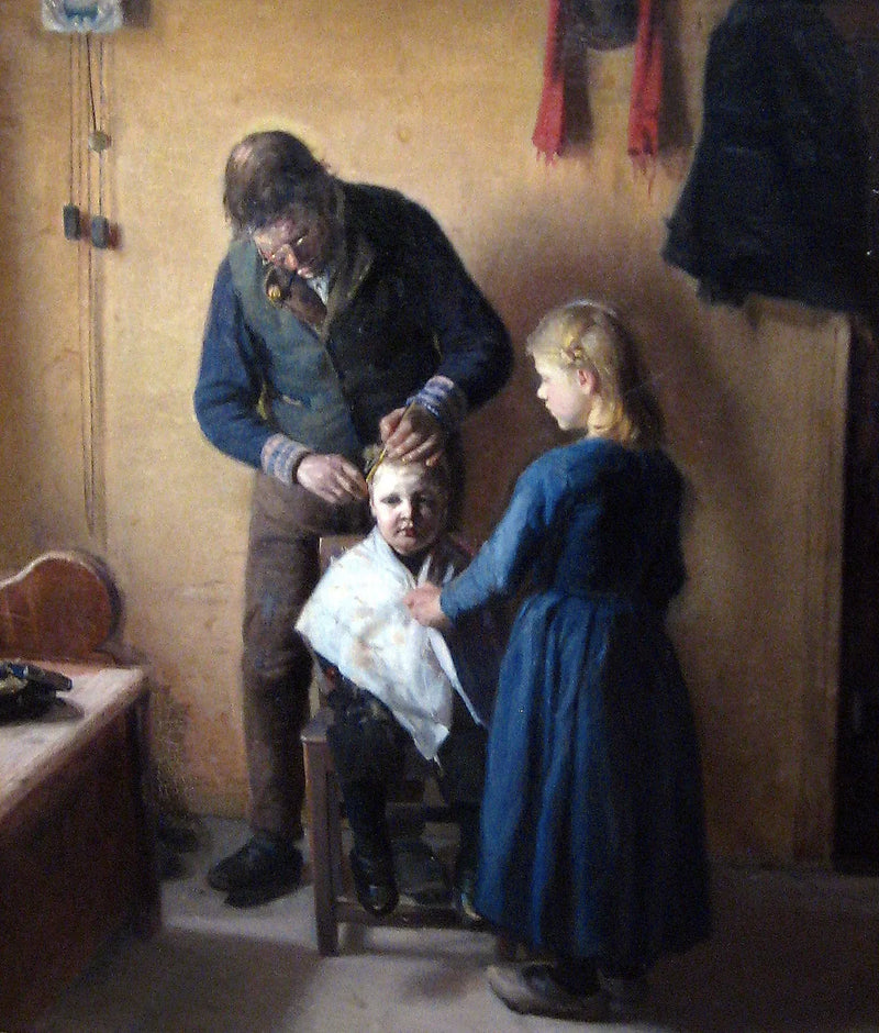 U fryzjera - Anna Ancher