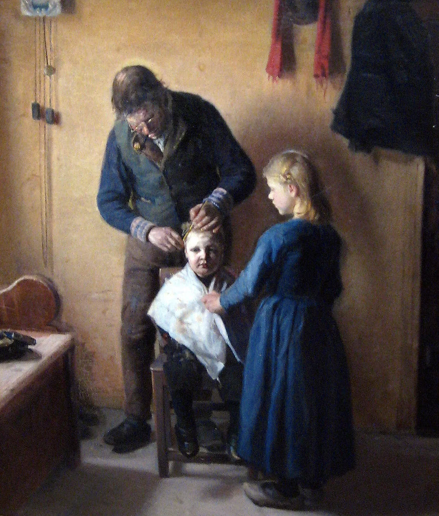 U fryzjera - Anna Ancher