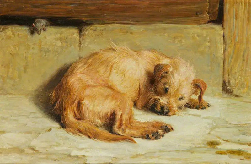 Pies stróżujący - Briton Rivière