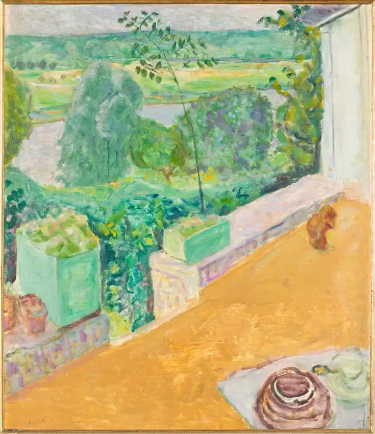 Pies na tarasie - Pierre Bonnard