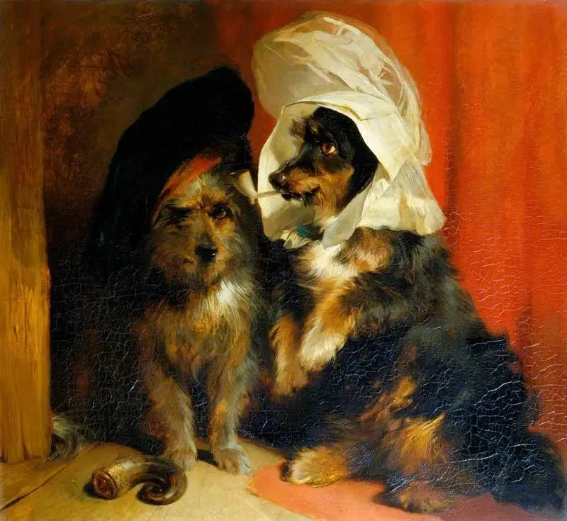 Zabawne psy - Edwin Henry Landseer