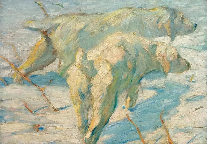 Psy pasterskie syberyjskie - Franz Marc