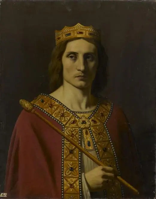 Childéric II (około 653-675), król Austrasii, Neustrii i Burgundii - Émile Signol