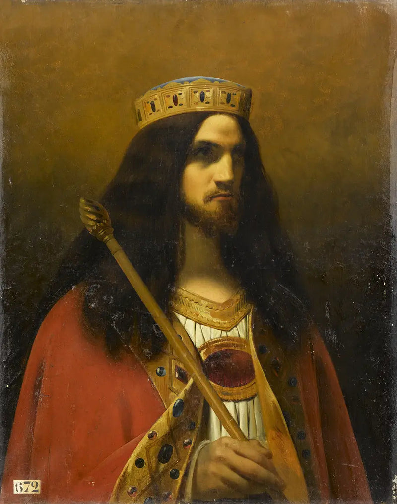 Childéric III, król Franków - Émile Signol