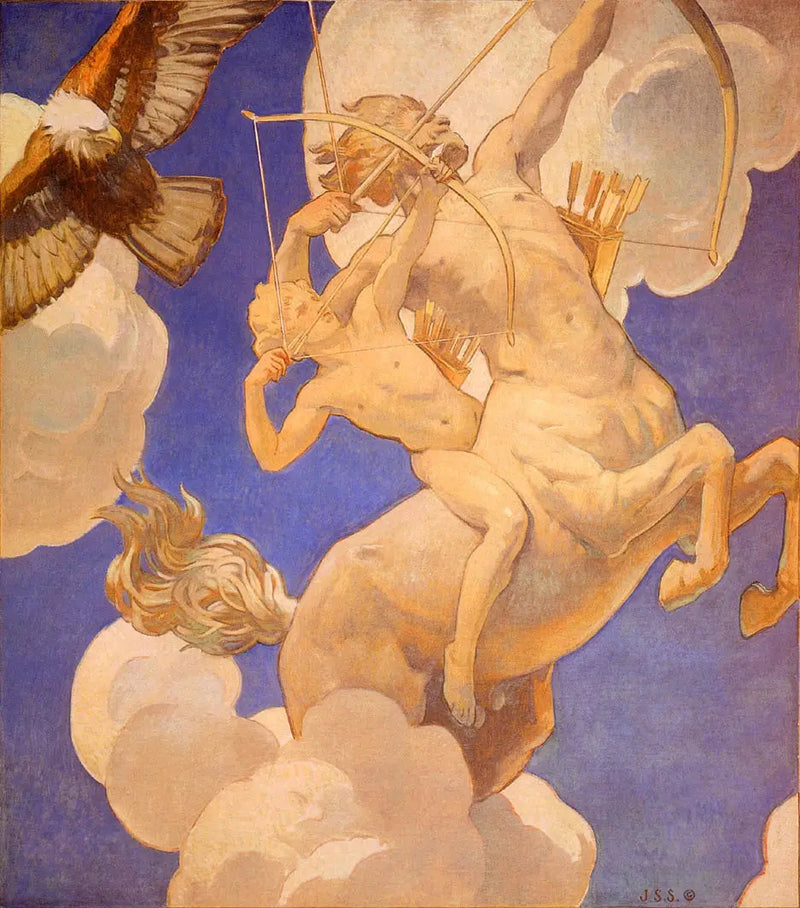 Chiron i Achilles - John Singer Sargent