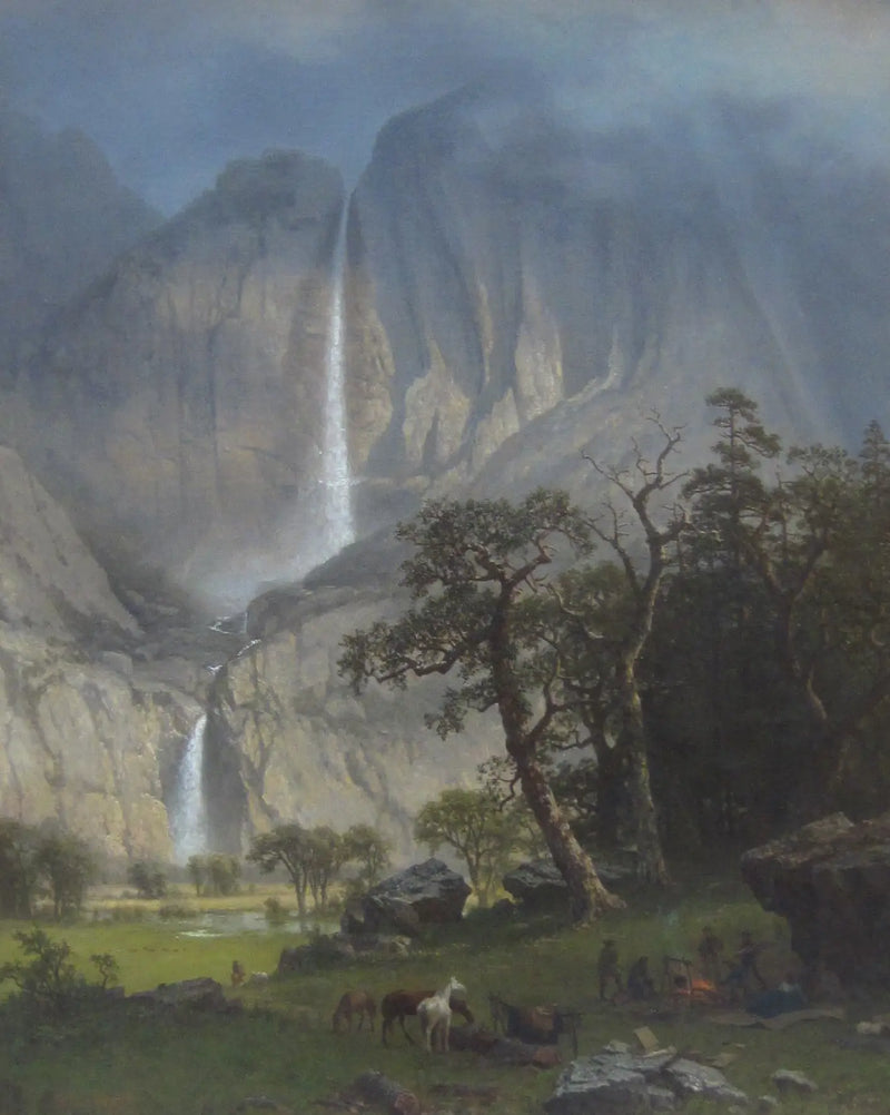 Cho-looke, upadek Yosemite - Albert Bierstadt