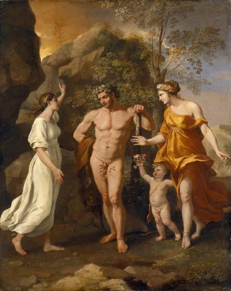 Wybór Herkulesa - Nicolas Poussin