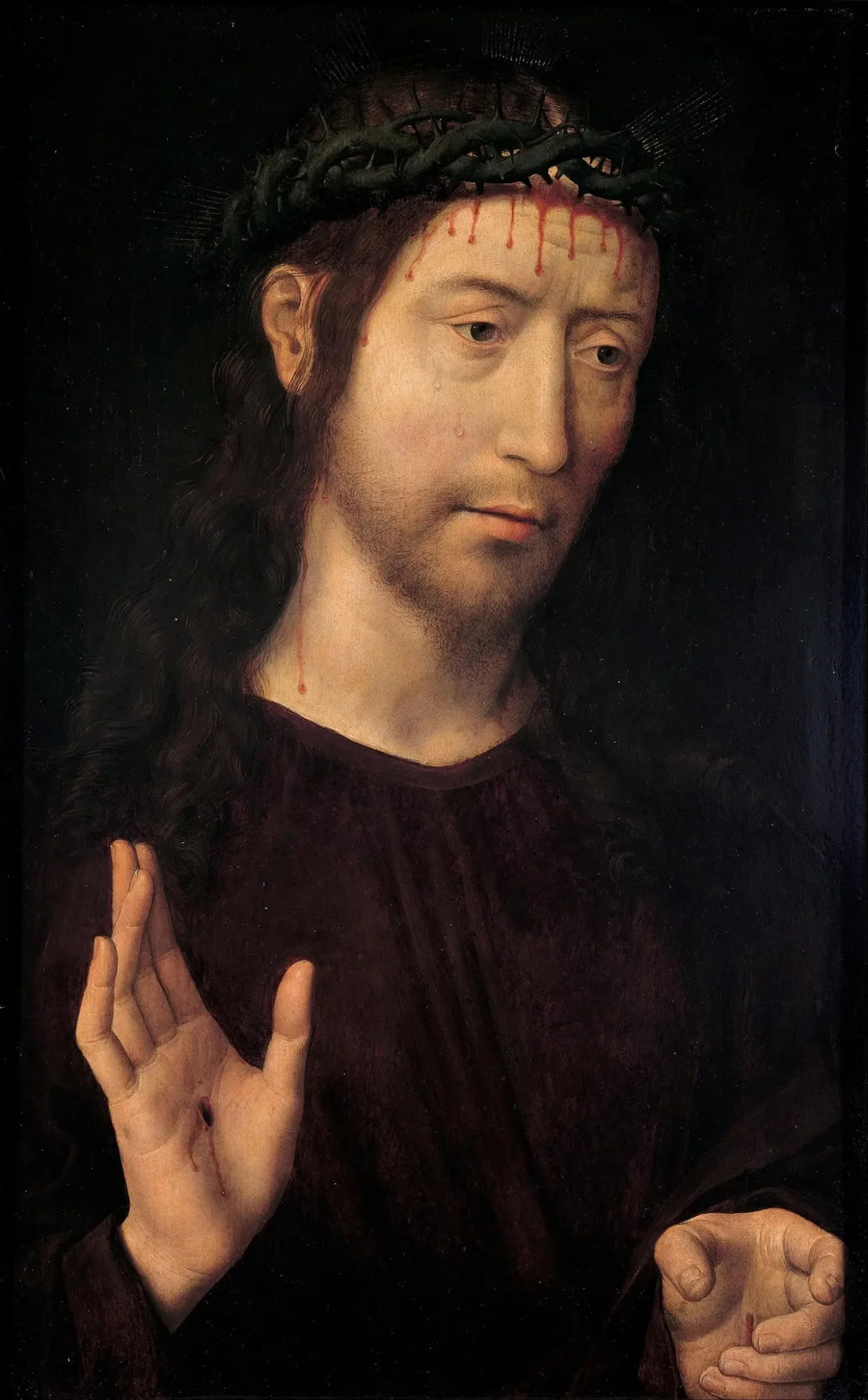 Chrystus błogosławiący - Hans Memling