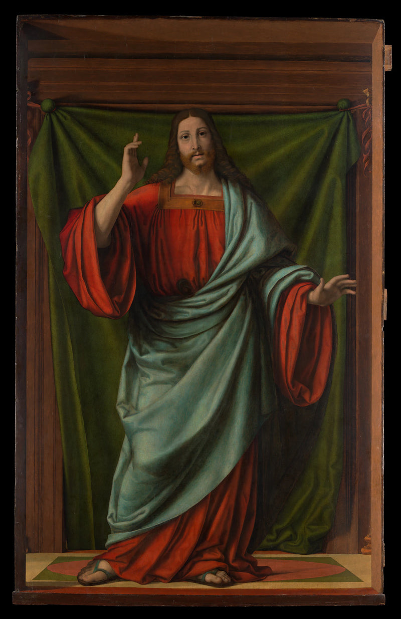 Christ Blessing - Andrea Solario
