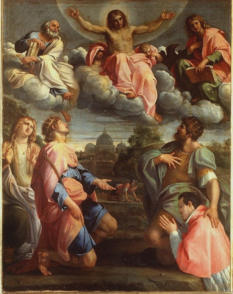 Chrystus w chwale - Annibale Carracci