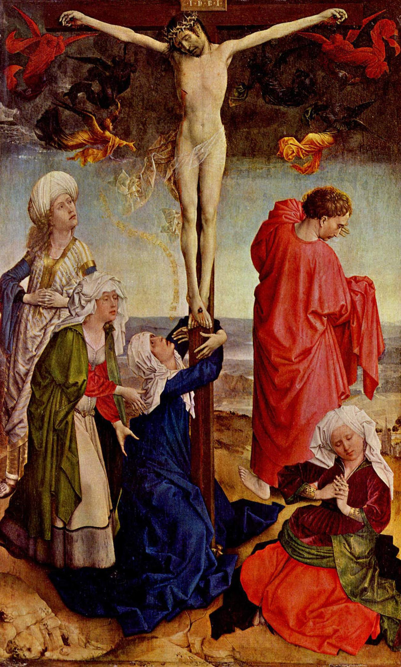 Chrystus na krzyżu - Robert Campin