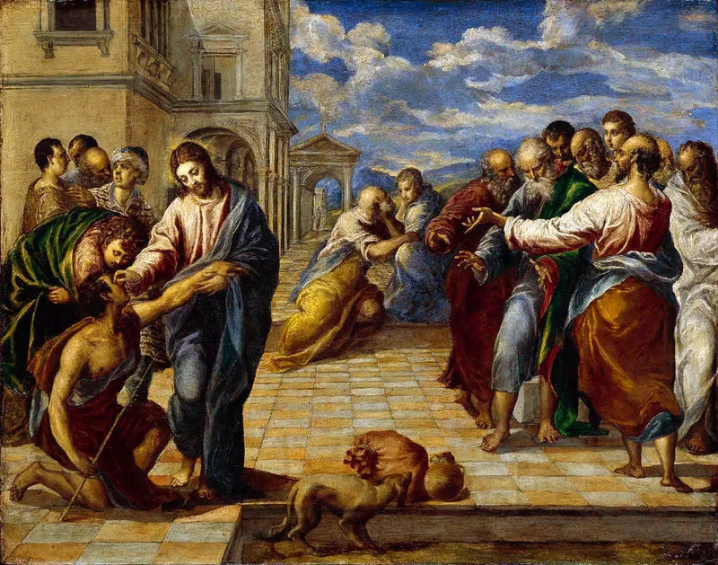 Chrystus uzdrawiający niewidomych - El Greco