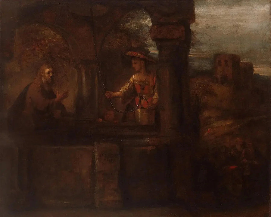 Chrystus i Samarytanka - Rembrandt