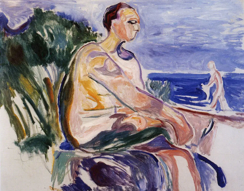 Christian Gierløff w Åsgårdstrand - Edvard Munch