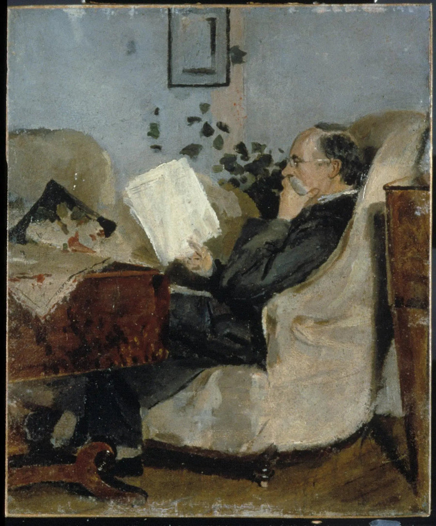 Christian Munch na kanapie - Edvard Munch