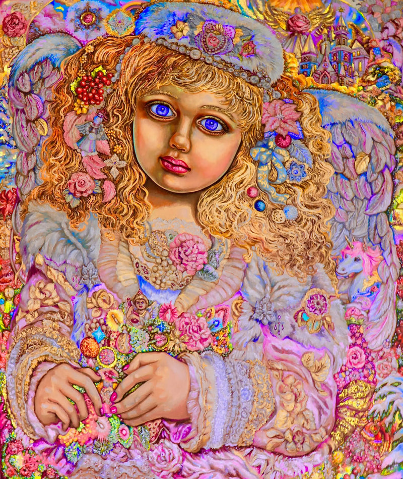 Aniołek z lampkami świątecznymi - Yumi Sugai