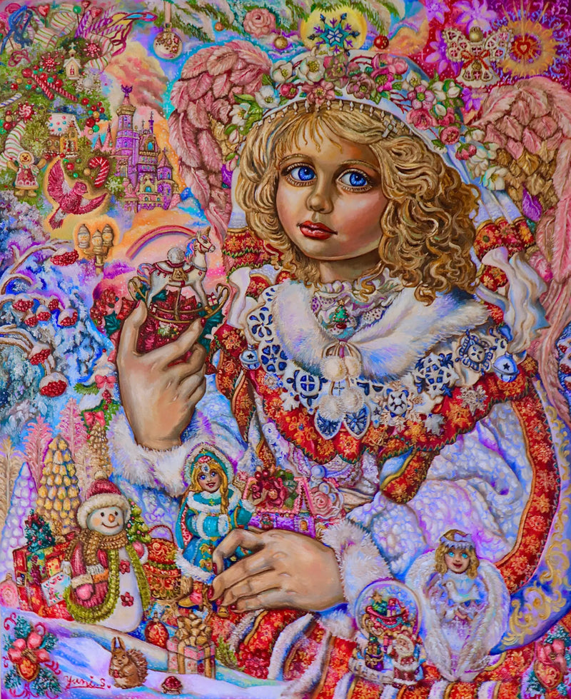 Aniołek zabawka świąteczna - Yumi Sugai