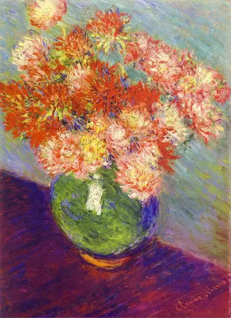 Chryzantemy - Claude Monet