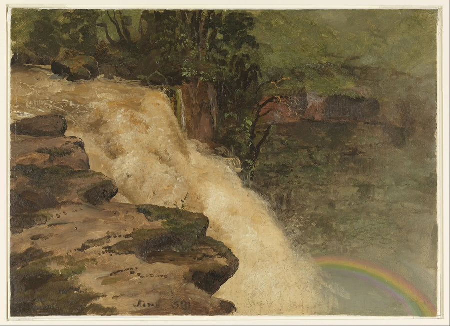 Wodospad w Kolumbii - Frederic Edwin Church