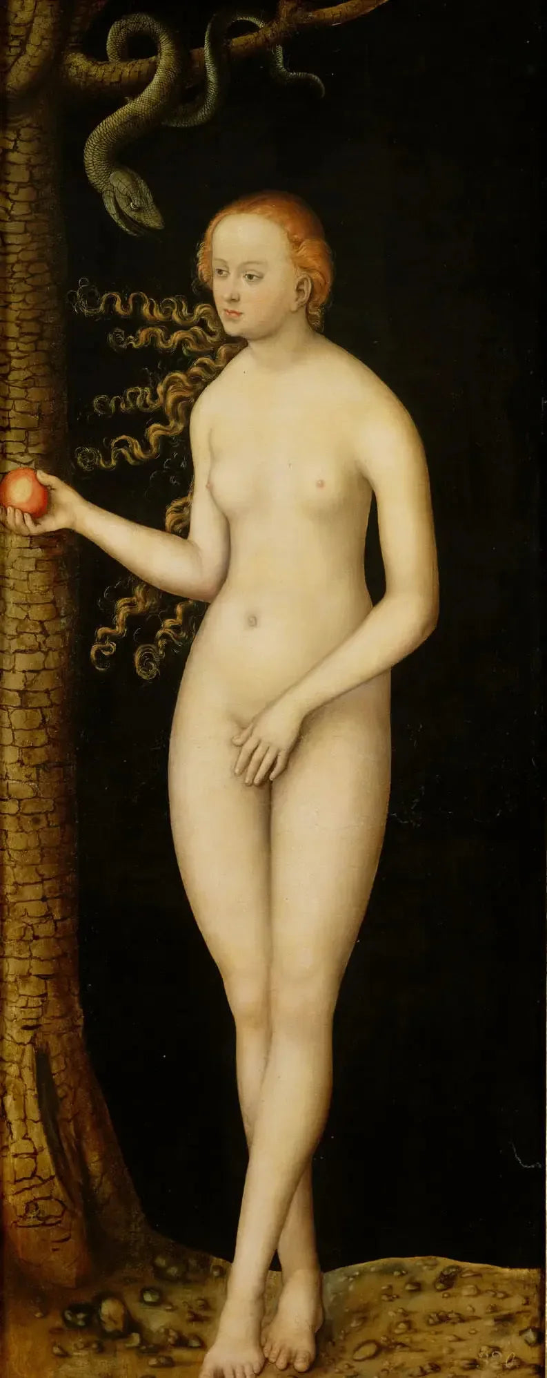 Upadek kobiety: Ewa - Lucas Cranach Starszy