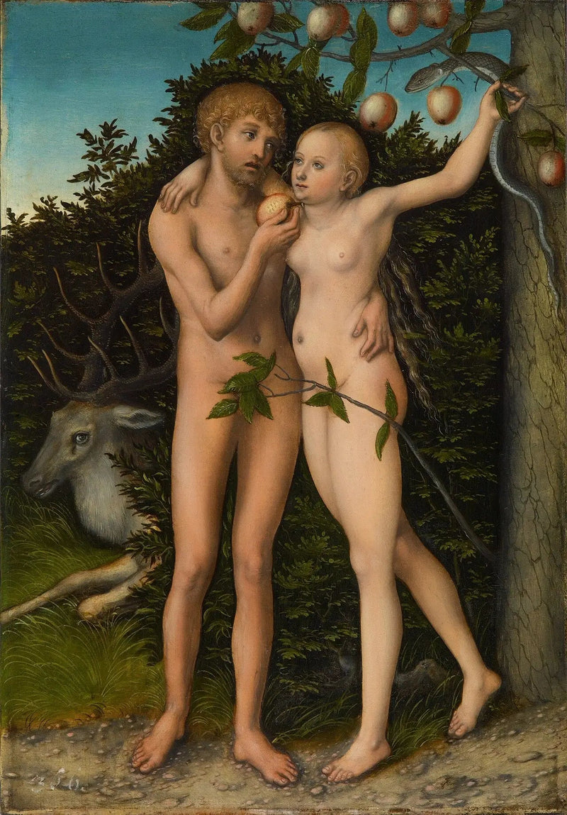 Upadek człowieka - Lucas Cranach Starszy