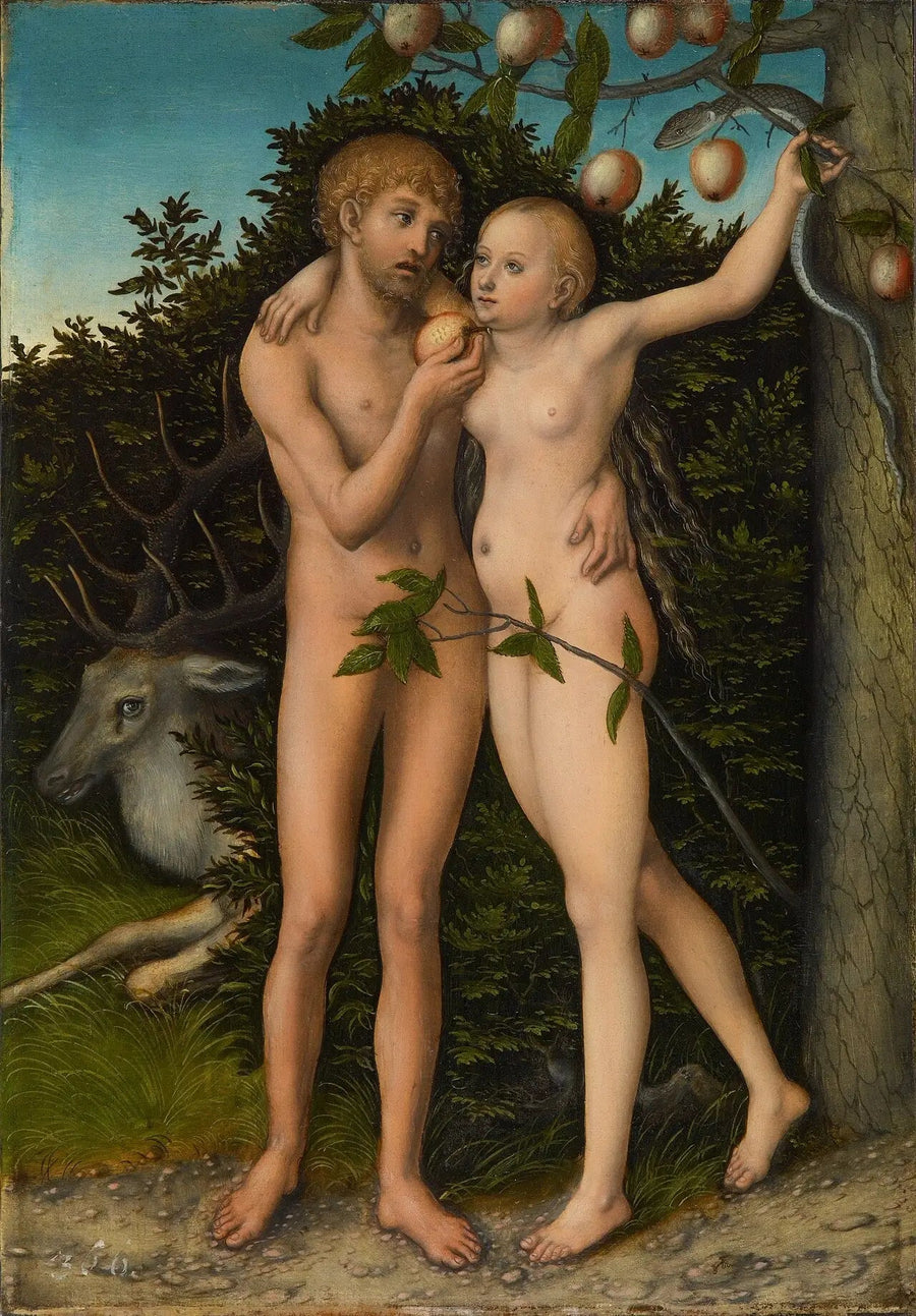 Upadek człowieka - Lucas Cranach Starszy