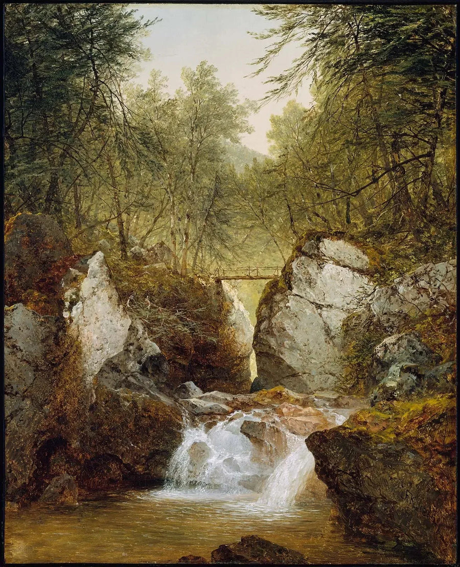 Upadki Bash-Bish, Massachusetts - John Frederick Kensett