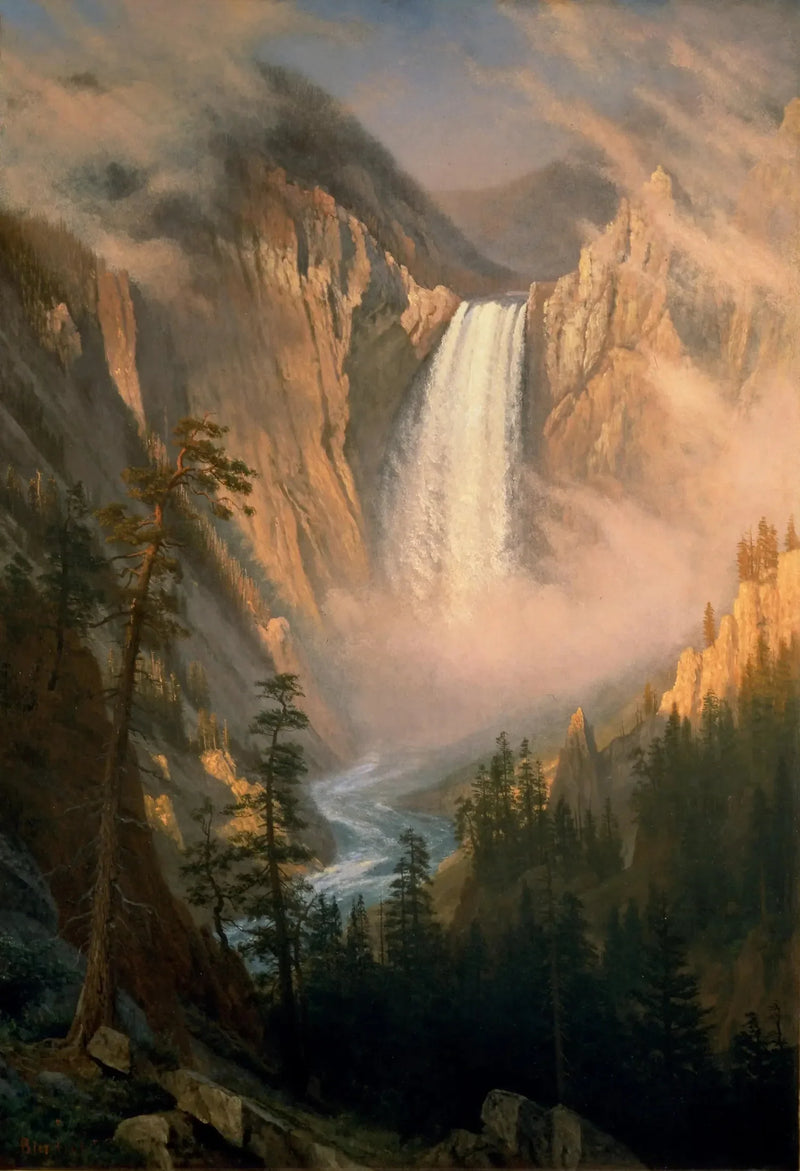 Upadki Yellowstone - Albert Bierstadt