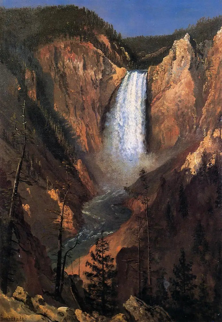 Upadki Yellowstone - Albert Bierstadt