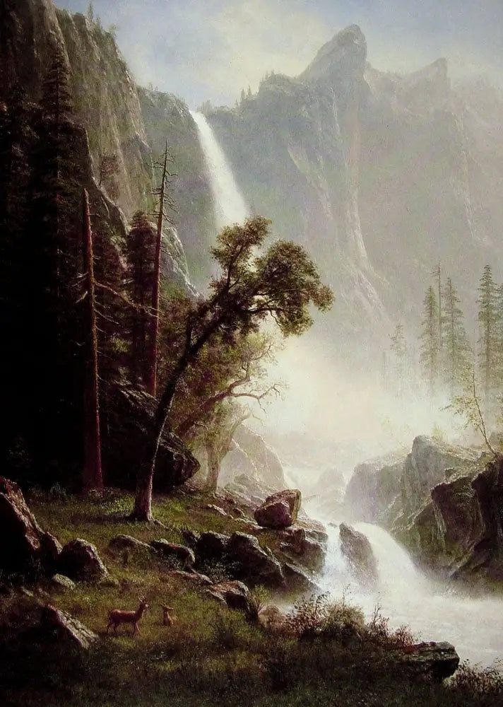 Upadek welonu panny młodej, Yosemite - Albert Bierstadt