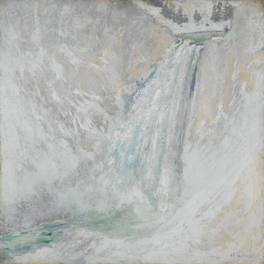 Dolne spadki Yellowstone - John Henry Twachtman